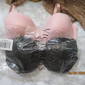 VICTORIA'S SECRET 40C black underwire bra + bonus